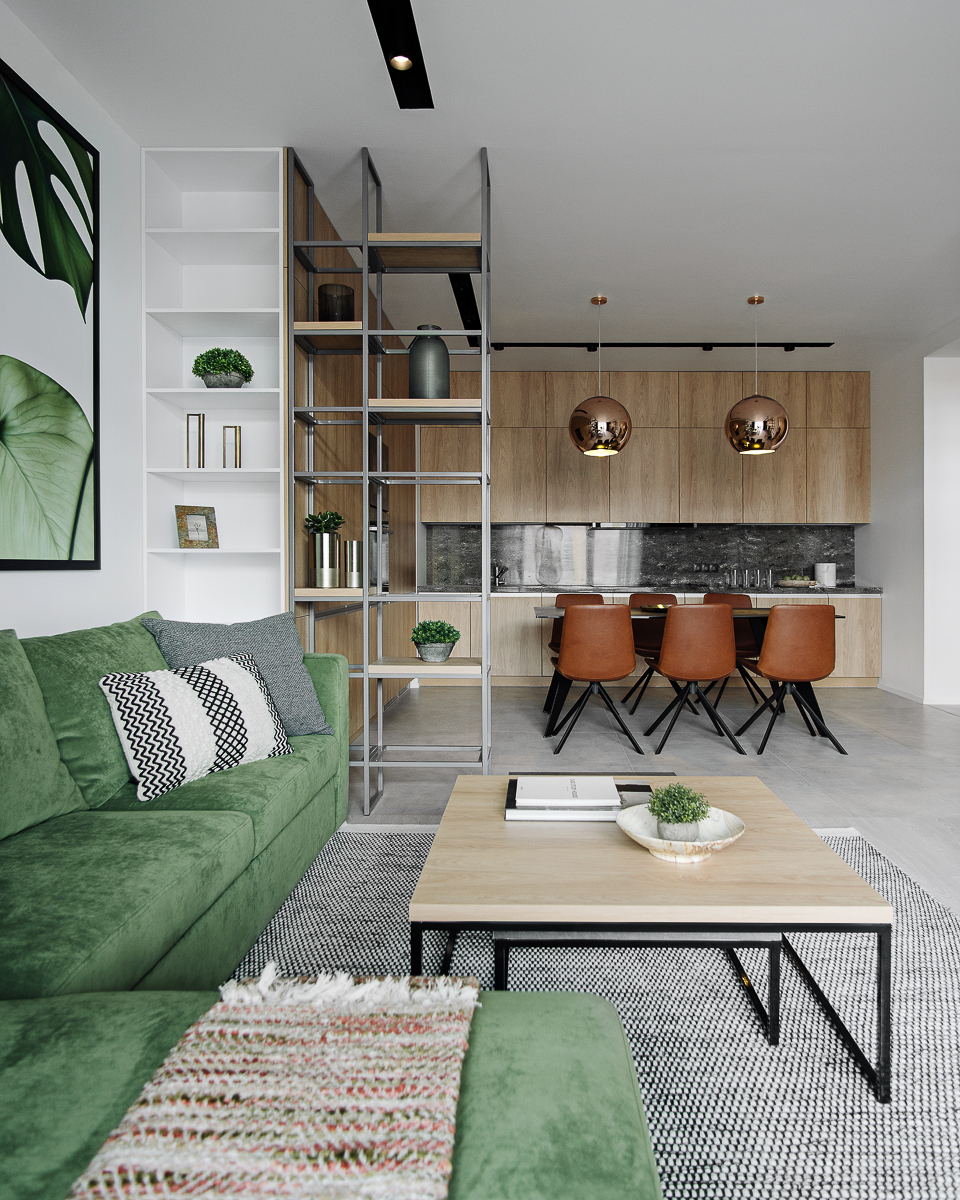 Владимирские дизайнеры превратили пустую коробку с голыми стенами в красивое, функциональное и индивидуальное пространство