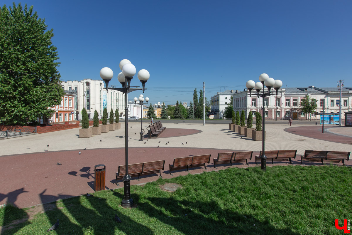 Соловьиный пруд, Нижняя Дуброва, Театральная площадь — именно там за последние полмесяца появились зеленые аллеи. Владимирский ландшафтный дизайнер поделилась своим профессиональным мнением насчет этого