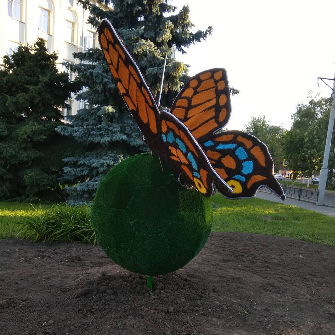 Новые скульптура, граффити и клумба - вот чем обзавелись улицы Владимира в последнее время