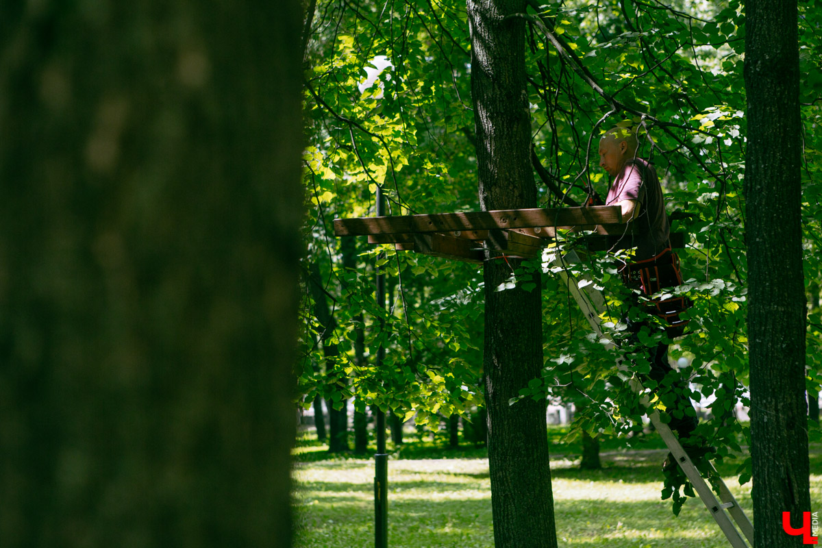 Приятная новость для любителей активного отдыха: в Центральном парке может появиться веревочный городок