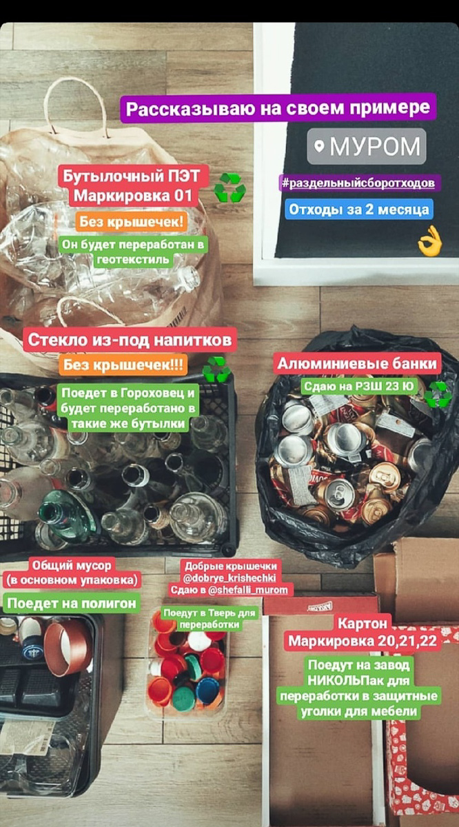 Алена Макарова начинала с экопостов в «Инстаграме», а теперь работает вместе с региональным оператором над проектами по сортировке и грамотной утилизации