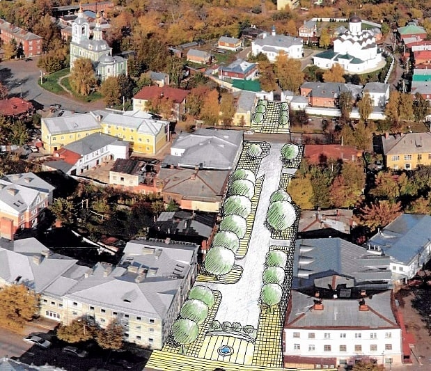 Мэрия предлагает обсудить проекты новых общественных пространств в центре Владимира