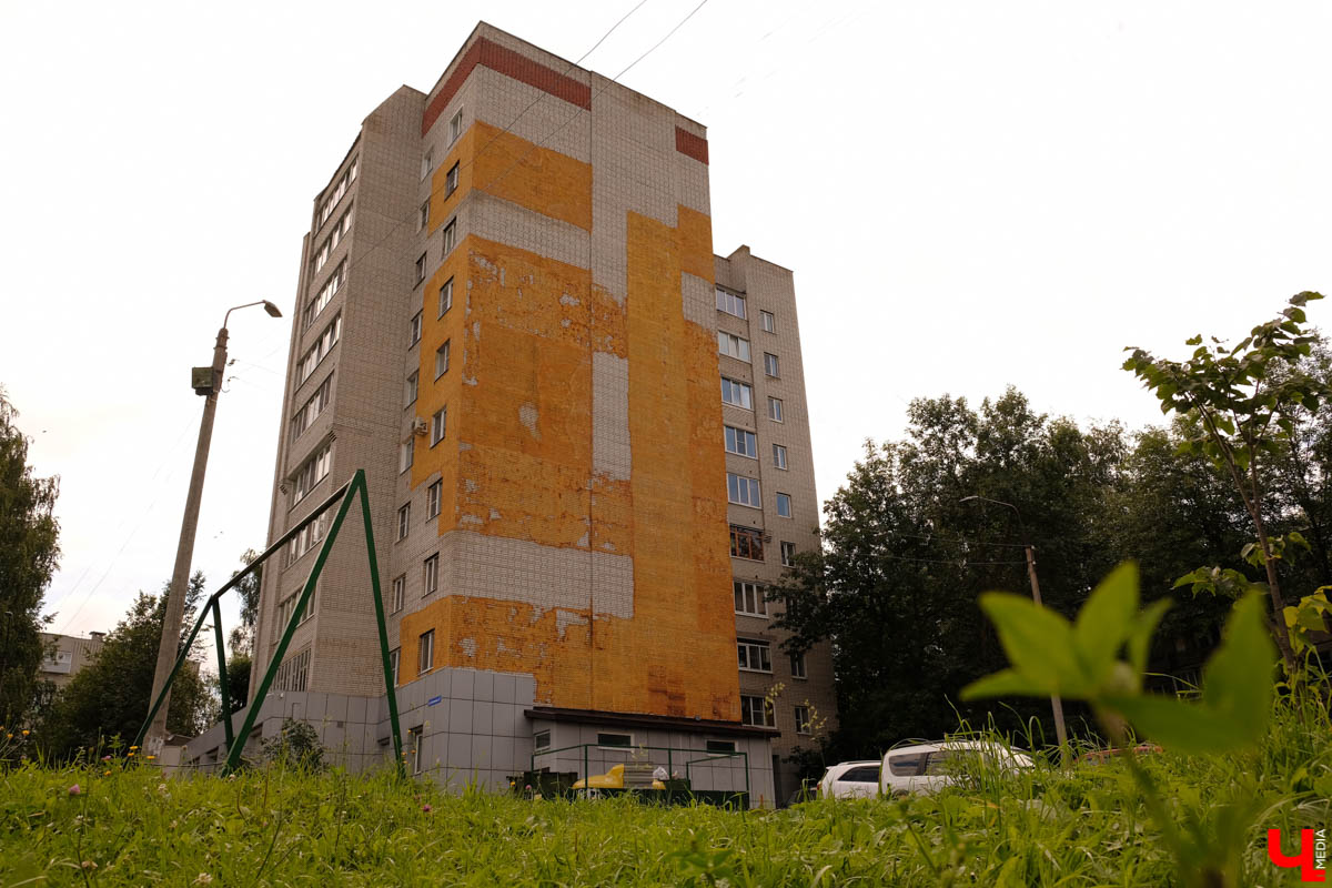 В нескольких местах Владимира стоят дома, обработанные пенополиуретаном. От времени и УФ-лучей он потрескался и принял жуткий вид