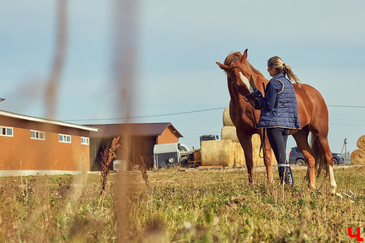 Екатерина Добронравова установила удивительно доверительный контакт со своей лошадью Далиной благодаря методике гуманного отношения к питомцу. Это добрая история про иппотерапию и дружбу