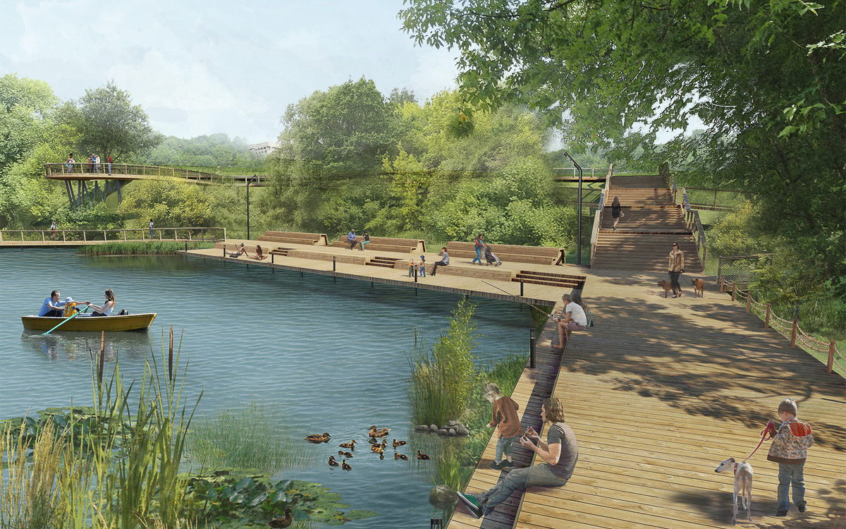 Как изменится парк у ДТЮ? Презентована концепция обновления зеленой зоны. А еще есть новости о «Дружбе» и «Добросельском»