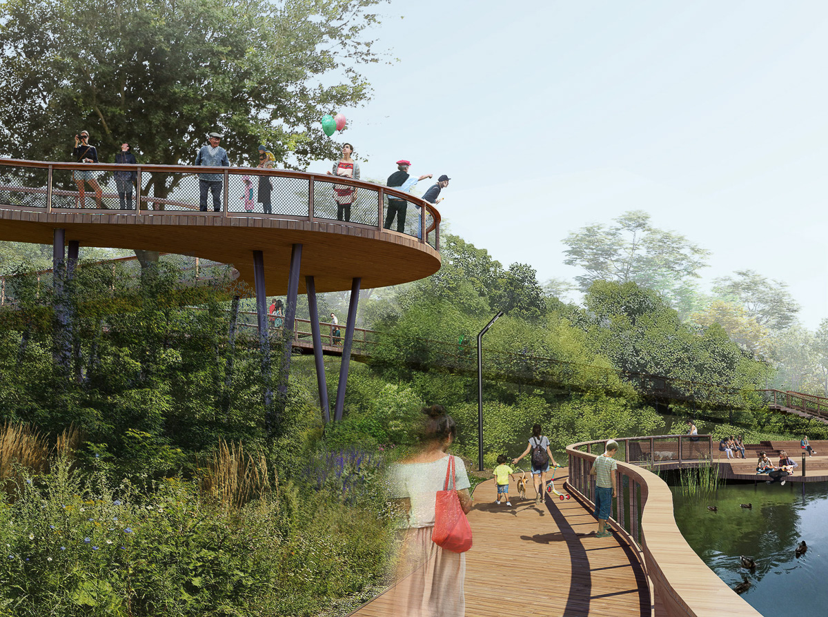 Как изменится парк у ДТЮ? Презентована концепция обновления зеленой зоны. А еще есть новости о «Дружбе» и «Добросельском»