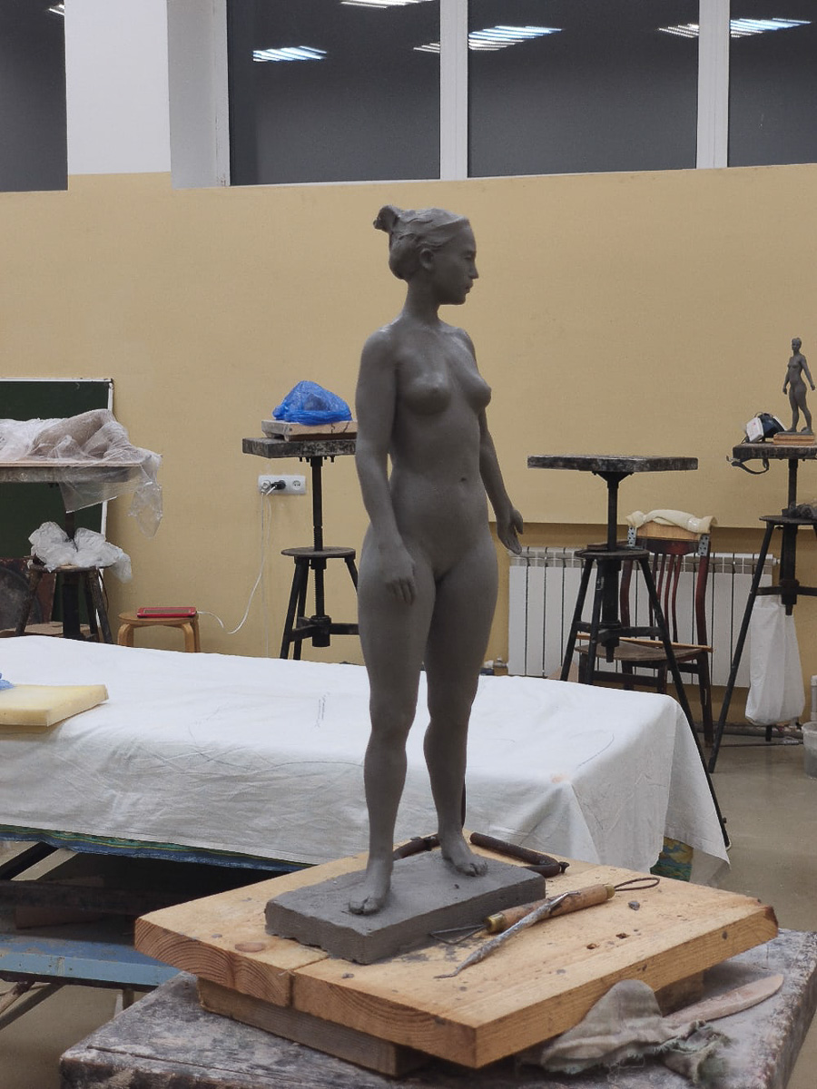 Владимирский скульптор Михаил Блинов поведал о своей трехнедельной работе с натурщицами и грядущей персональной выставке