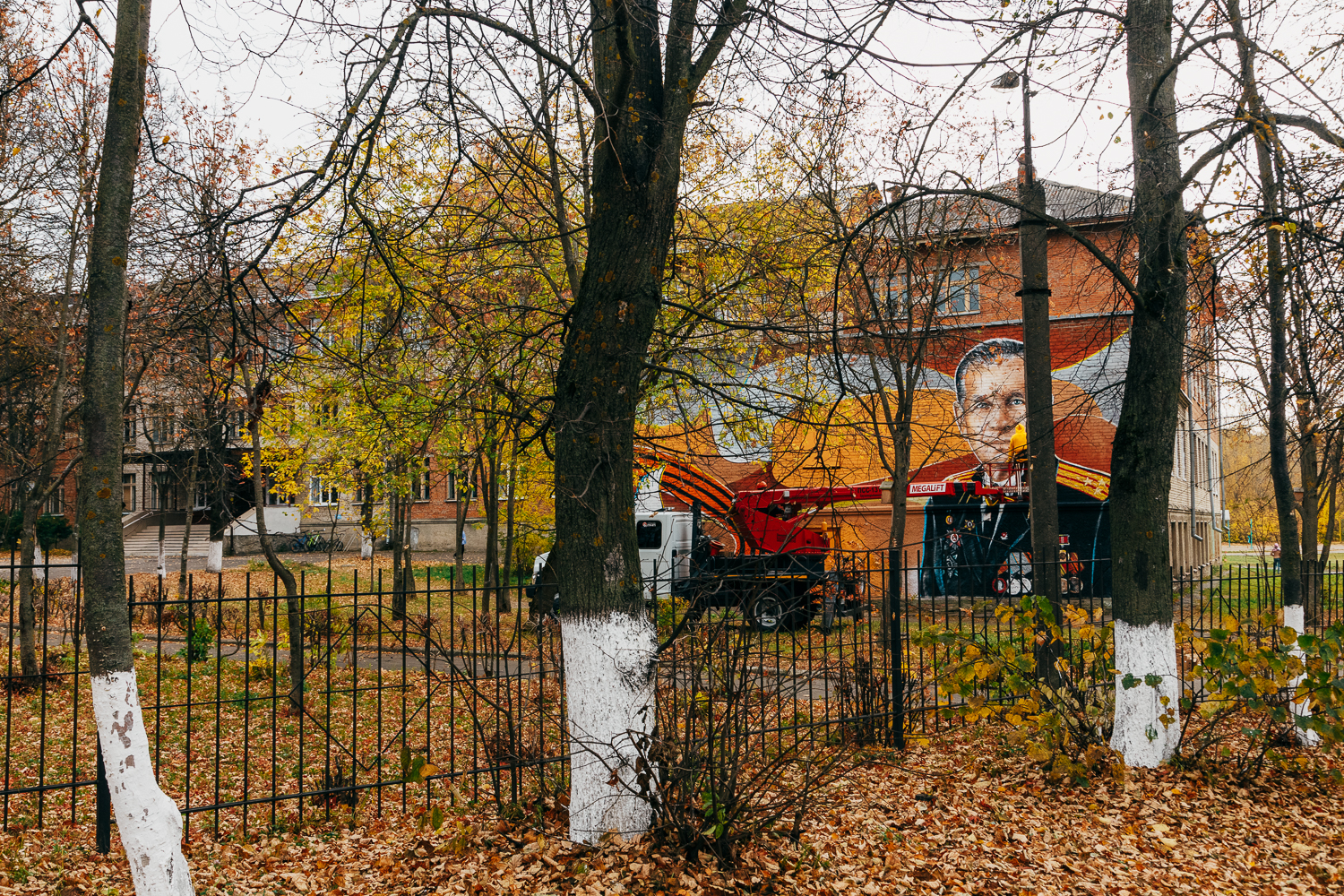 Сделали обзор новых уличных рисунков, которые добавили осеннему Владимиру нотку позитива