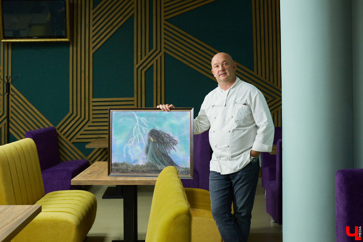 Хобби владимирского шеф-повара Сергея Лапочкина - творить картины в собственном необычном стиле emotion. В чем философия образов и концептуальность сюжетов, автор рассказал «Ключ-Медиа»