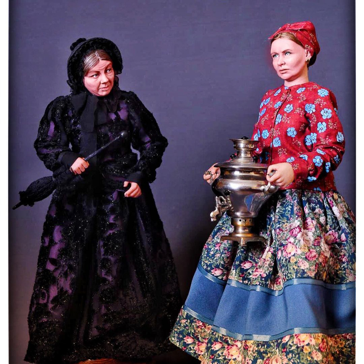 Мастерица Оксана Трей создала коллекцию кукол по мотивам фильма «Женитьба Бальзаминова»