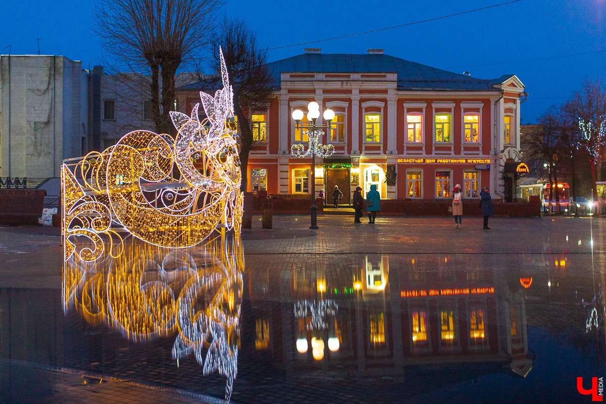 Новые арт-объекты и больше гирлянд - вот какие сюрпризы скоро появятся на владимирских улицах