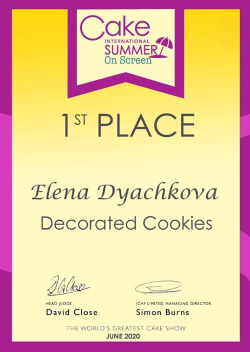 Работа Елены Дьячковой произвела фурор на международном конкурсе кондитерского искусства в Лондоне