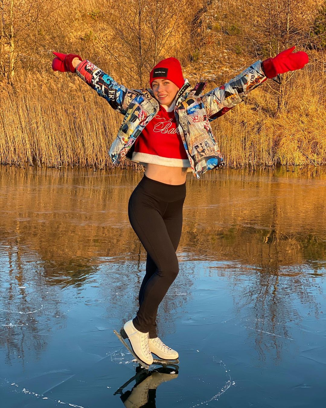 Учимся выбирать природный лед, безопасно кататься и восхищаться красотой леса вместе с горожанами!