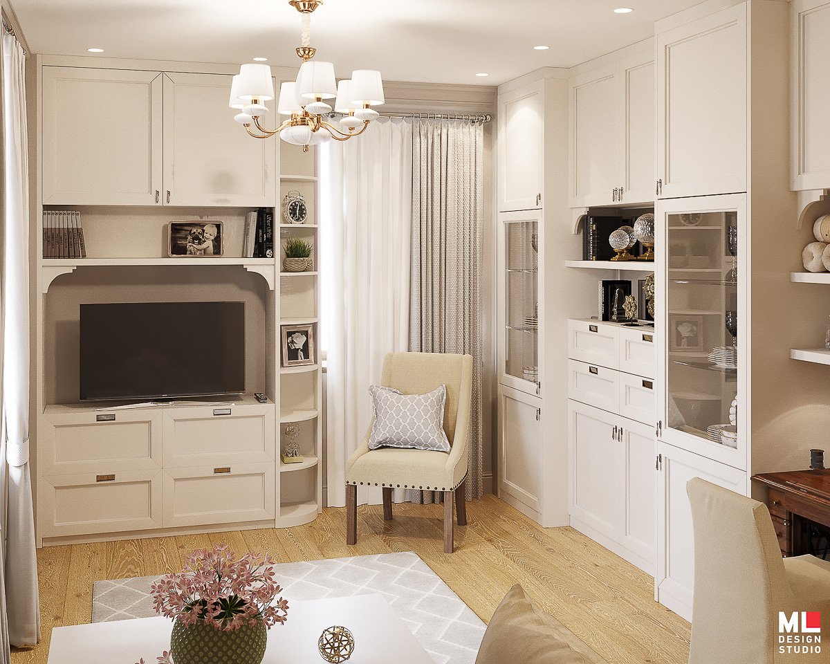 Новый проект от ML DESIGN STUDIO: двухкомнатная квартира для любимой бабушки.