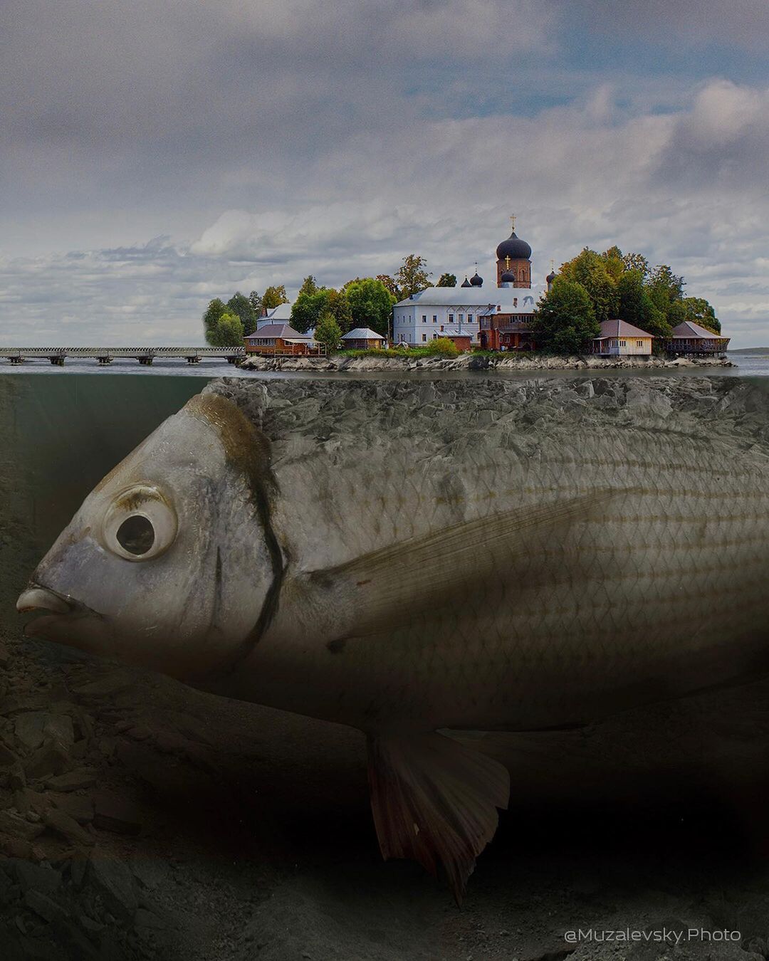 Если вам кажется, что Суздаль - город-сказка, то работы Игоря Музалевского заставят вас уронить на пол челюсть. Московский фотограф дополняет реальность фантастическими сюжетами.