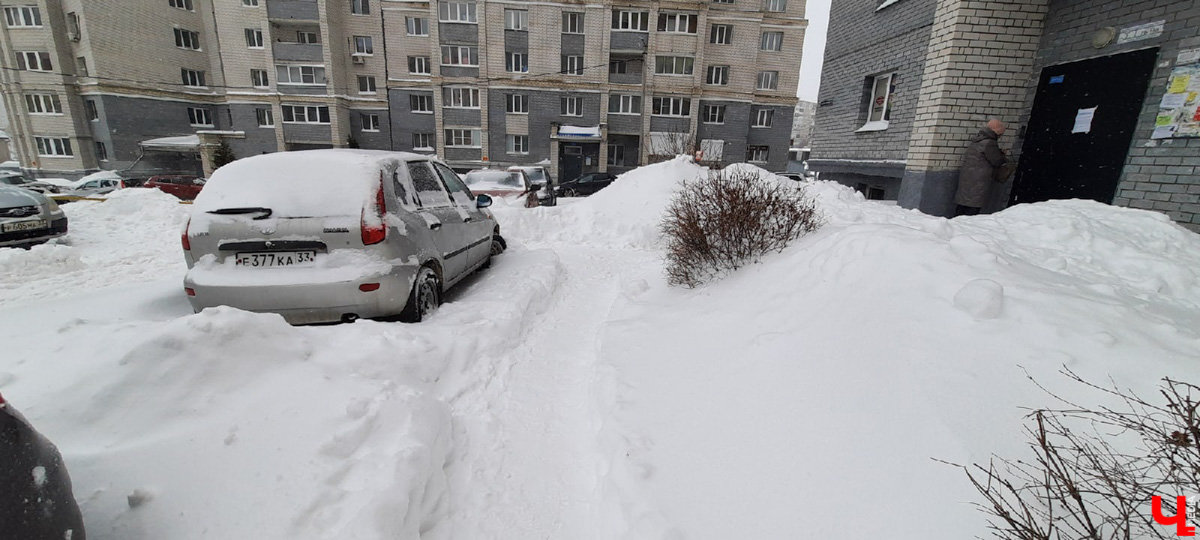 По пояс в снегу ждем такси за 500 рублей. Во Владимире за пару дней выпала месячная норма осадков. Как город справился (или не справился) с ненастьем: истории, впечатления, фото.