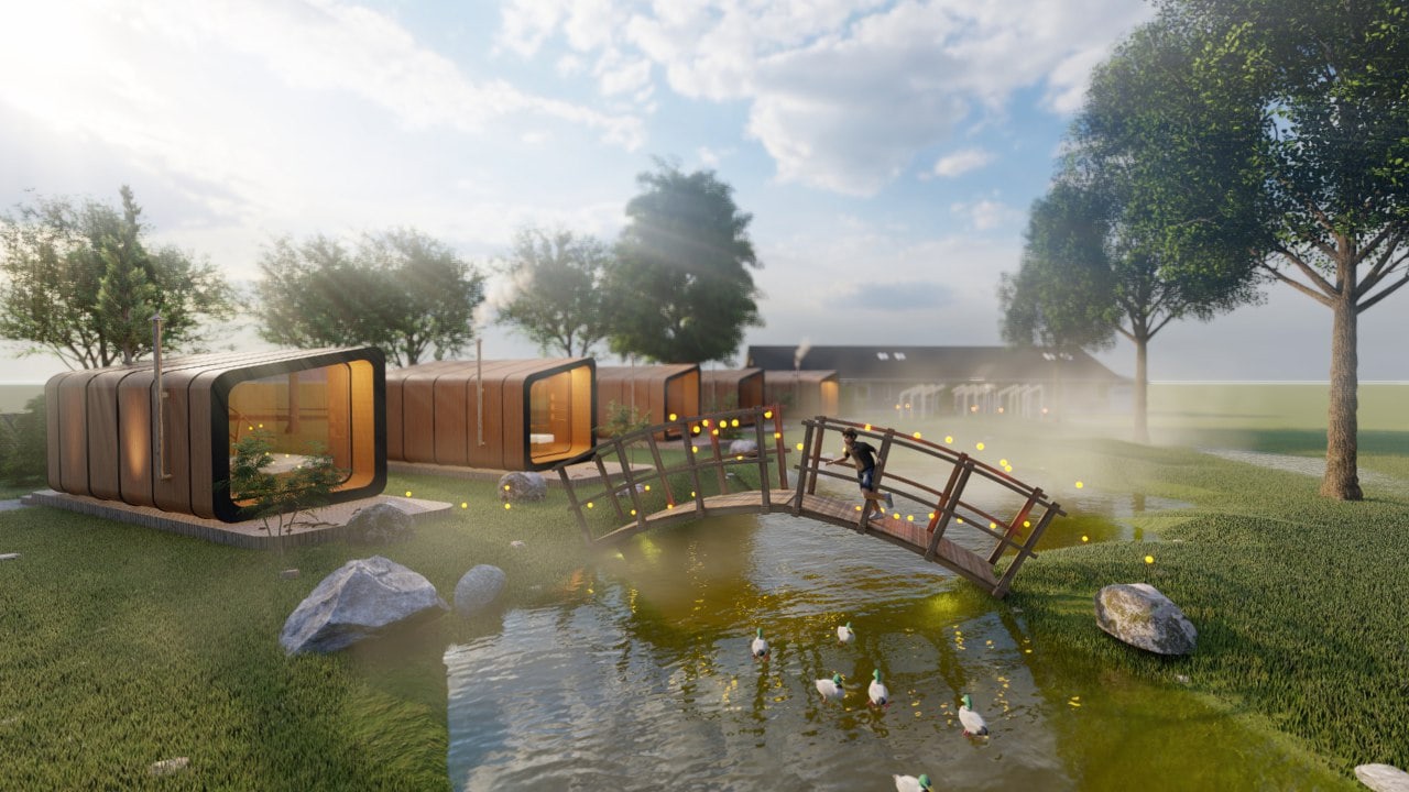 Владимирский архитектор и дизайнер мебели Артем Рубцов собирается построить целую деревню на Истре. Мастер рассказал «Ключ-Медиа» об искусстве модульных домиков, пути исследователя и своей смелой команде.