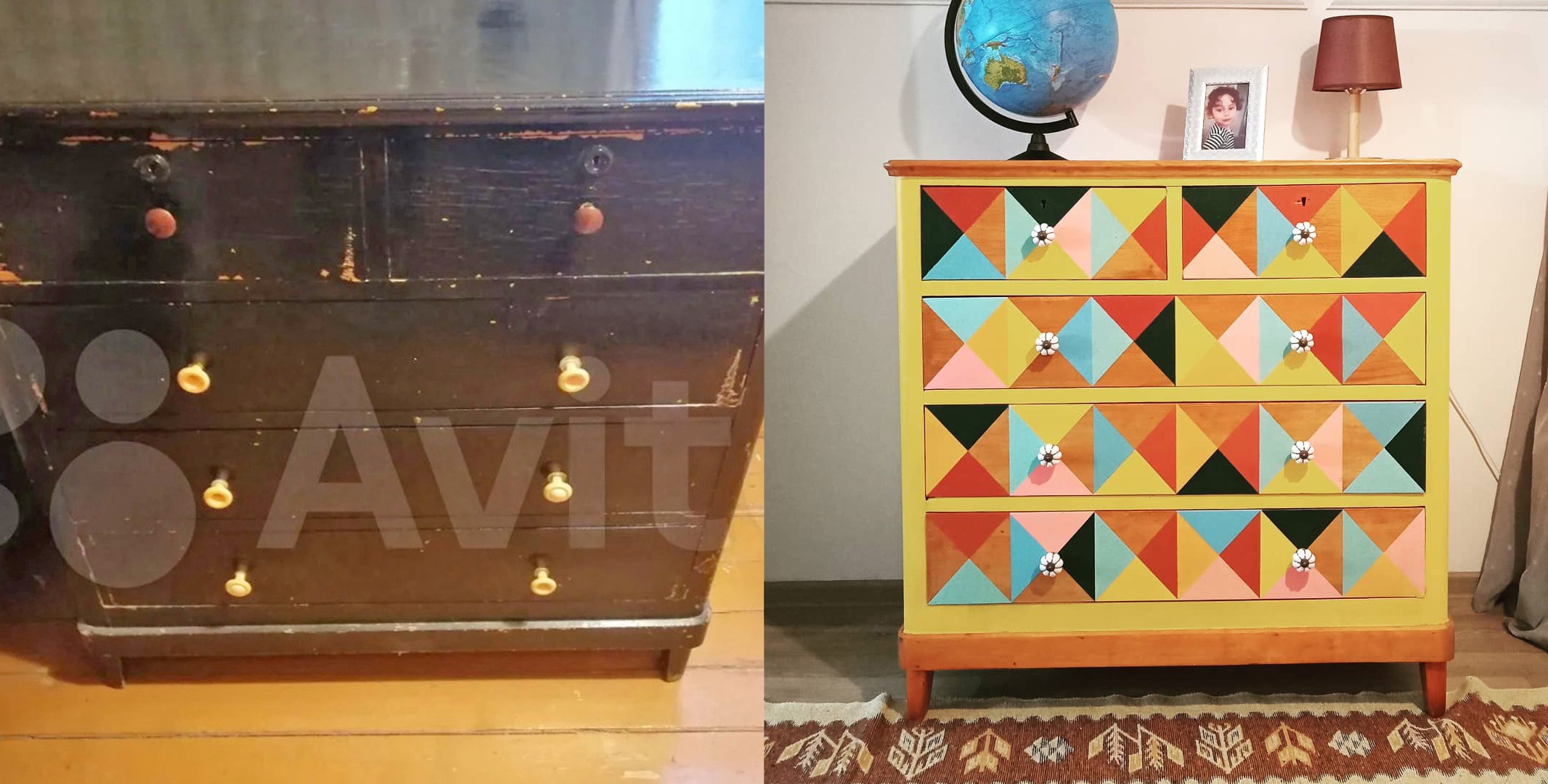 Устав от однотипных диванов и шкафов, люди все чаще хотят обставить дом необычными вещами, которые подчеркнут их собственный стиль и придадут «изюминку» жилищу. Думаете, на это нужны баснословные деньги? А вот и нет! Желание, две руки и краски — и эксклюзивная мебель «в кармане». Герои нашей статьи это подтверждают!