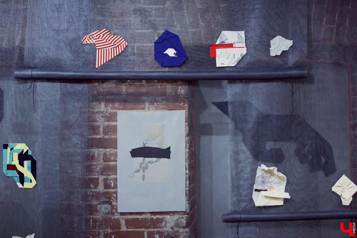 Поющий гобелен, неизвестная миру техника utugami, вышитые картины и вязаные дорожные знаки - все это экспонаты выставки современного текстиля «Закулисье».