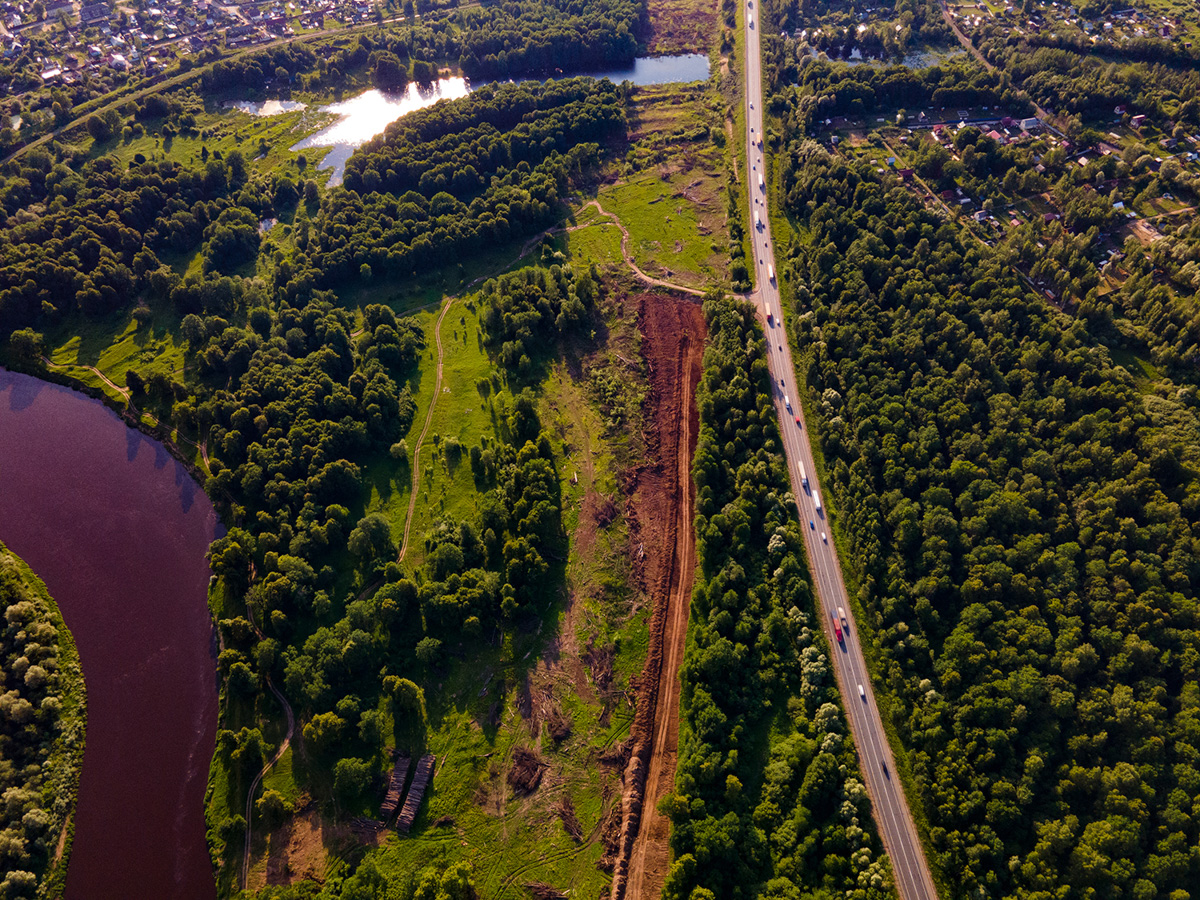 М12 строится. Платная трасса Москва-Казань идет совсем близко от Владимира и уничтожает красивейшие уголки природы.