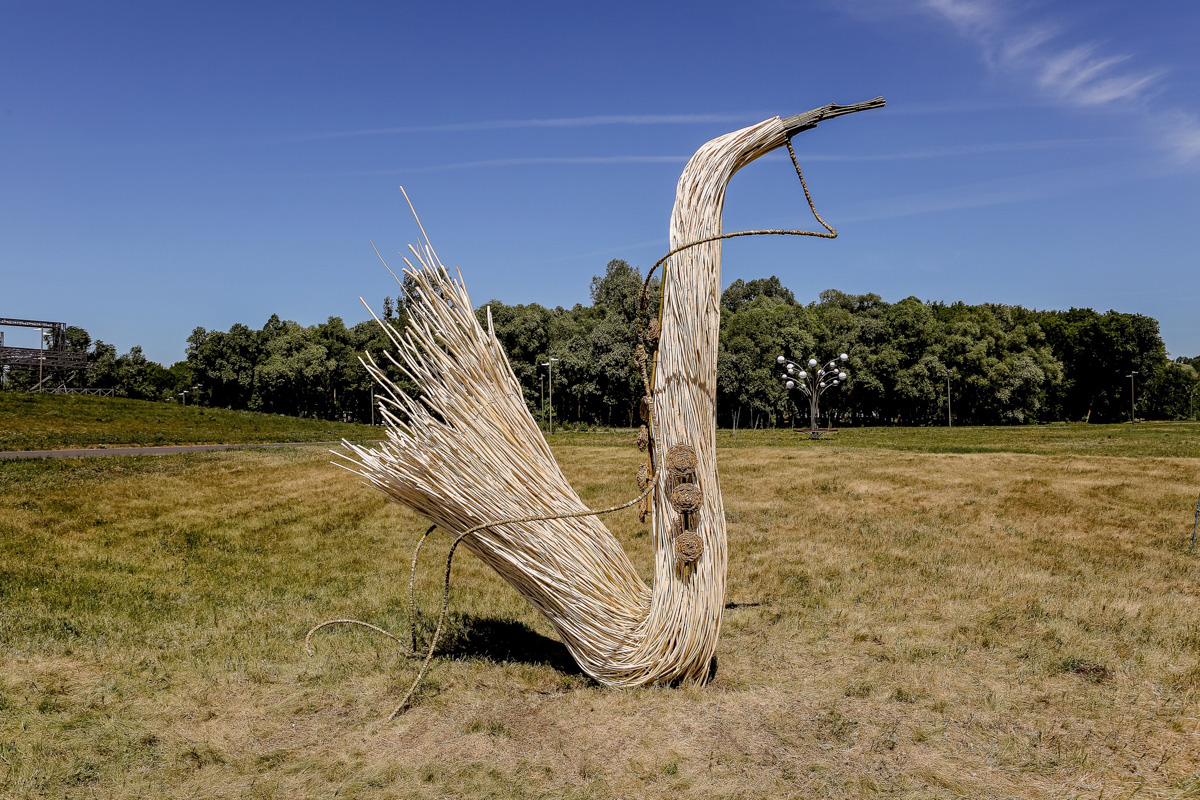 Владимирский дизайнер-декоратор Наталья Наянзина о своем участии в международном фестивале ленд-арта в Муслюмово и возможности появления таких объектов у нас в городе.