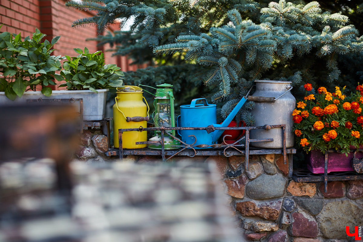 Не так давно «Ключ-Медиа» рассказывал о первом частном доме во Владимирской области, особняке галеристов Лобовых в Юрьевце. Авторские инсталляции членов семьи, диковинные заморские сувениры и созданные знакомыми художниками работы украшают его внутренности, а давно забытый огород представляет собой творческий сад. Куда ни посмотри - разномастные металлические силуэты, причем некоторые из них имеют прикладной характер.