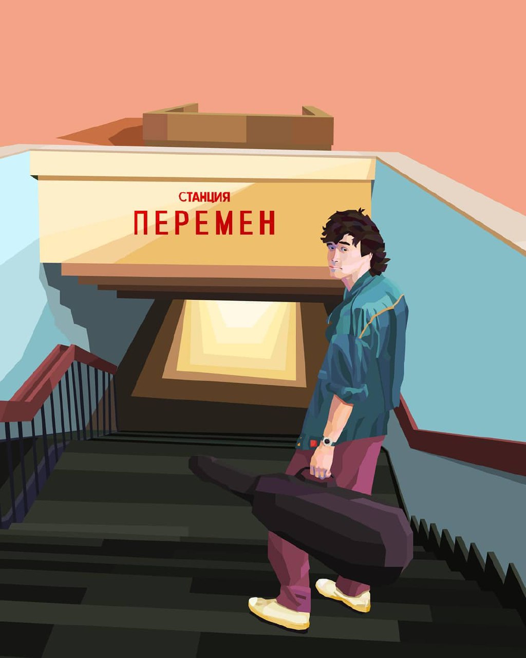 Взгляд изнутри: московский участник владимирского фестиваля уличного искусства, который открылся в прошлые выходные, поделился своим мнением о масштабном ивенте и рассказал «Ключ-Медиа» о своих витражных портретах Дорна, Земфиры и Монеточки.