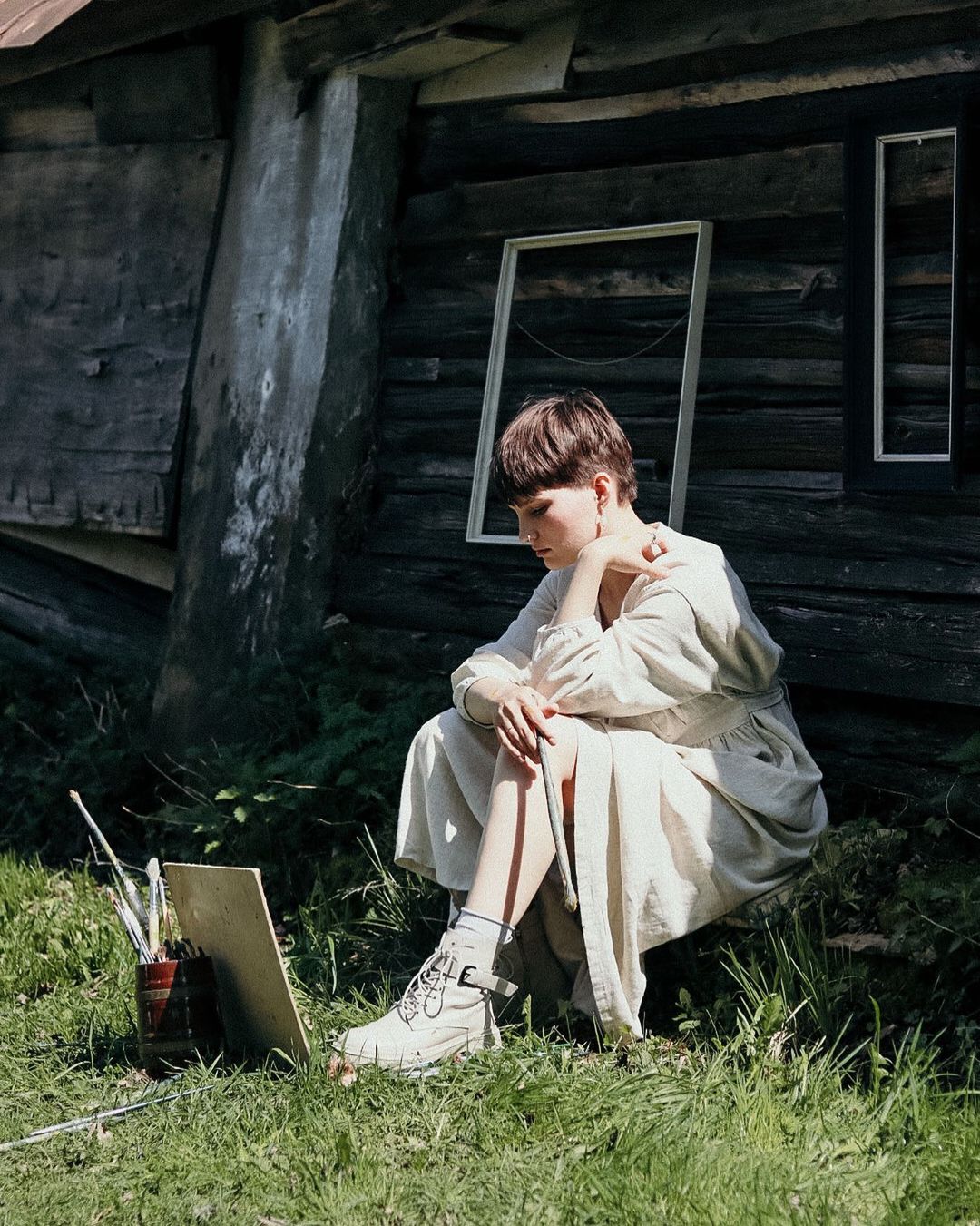 Знакомимся с творческой семьей Ёжкиных, которая организует тревел-пленэры по области и готовится осуществить давнюю мечту - открыть собственную студию живописи.