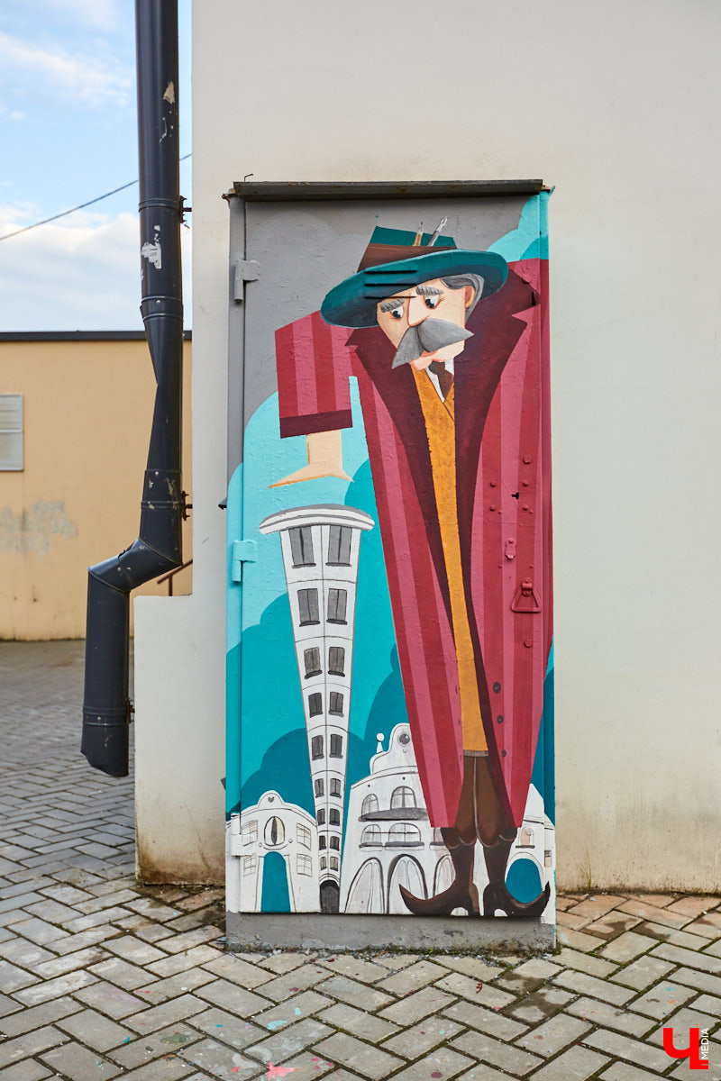 Расписанные фасады и электрощиты: что еще угодило в подборку городских арт-обновлений, кроме 72-летнего скейтера, романтичного триптиха и котиков?