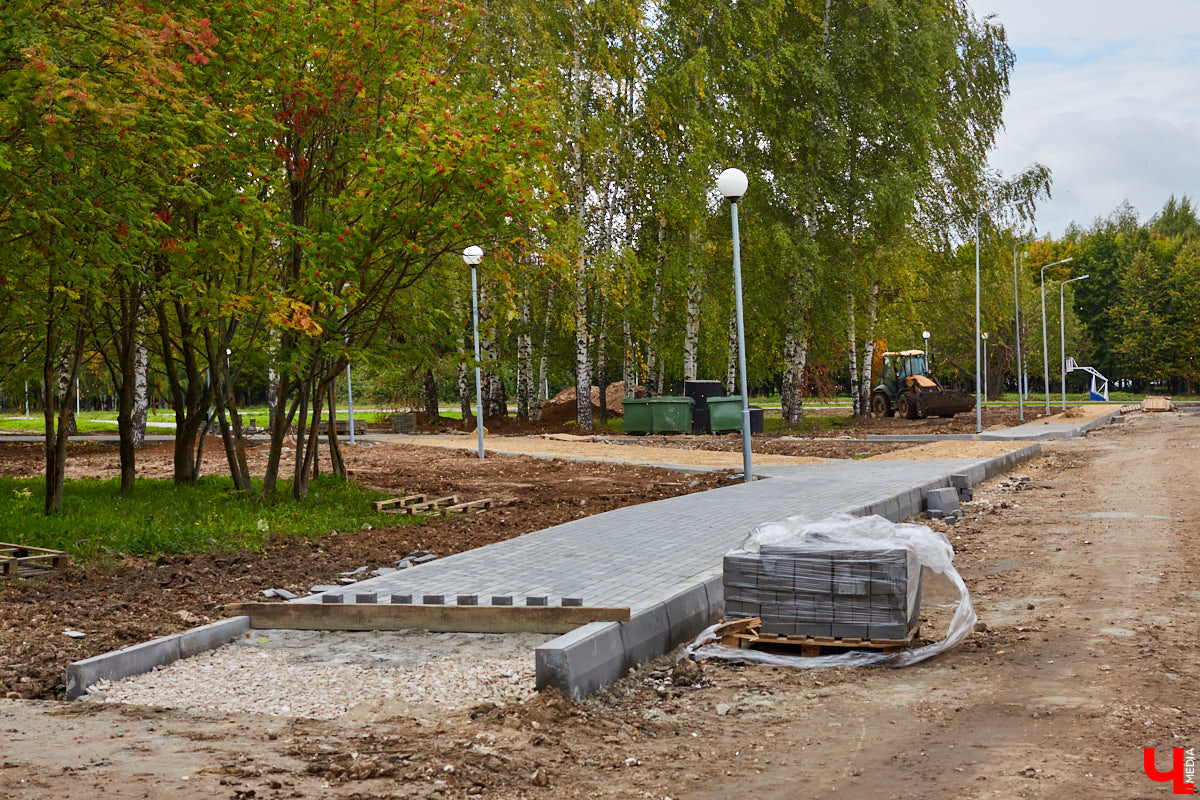 Обзор новостей об обновлениях в парках и скверах Владимира.