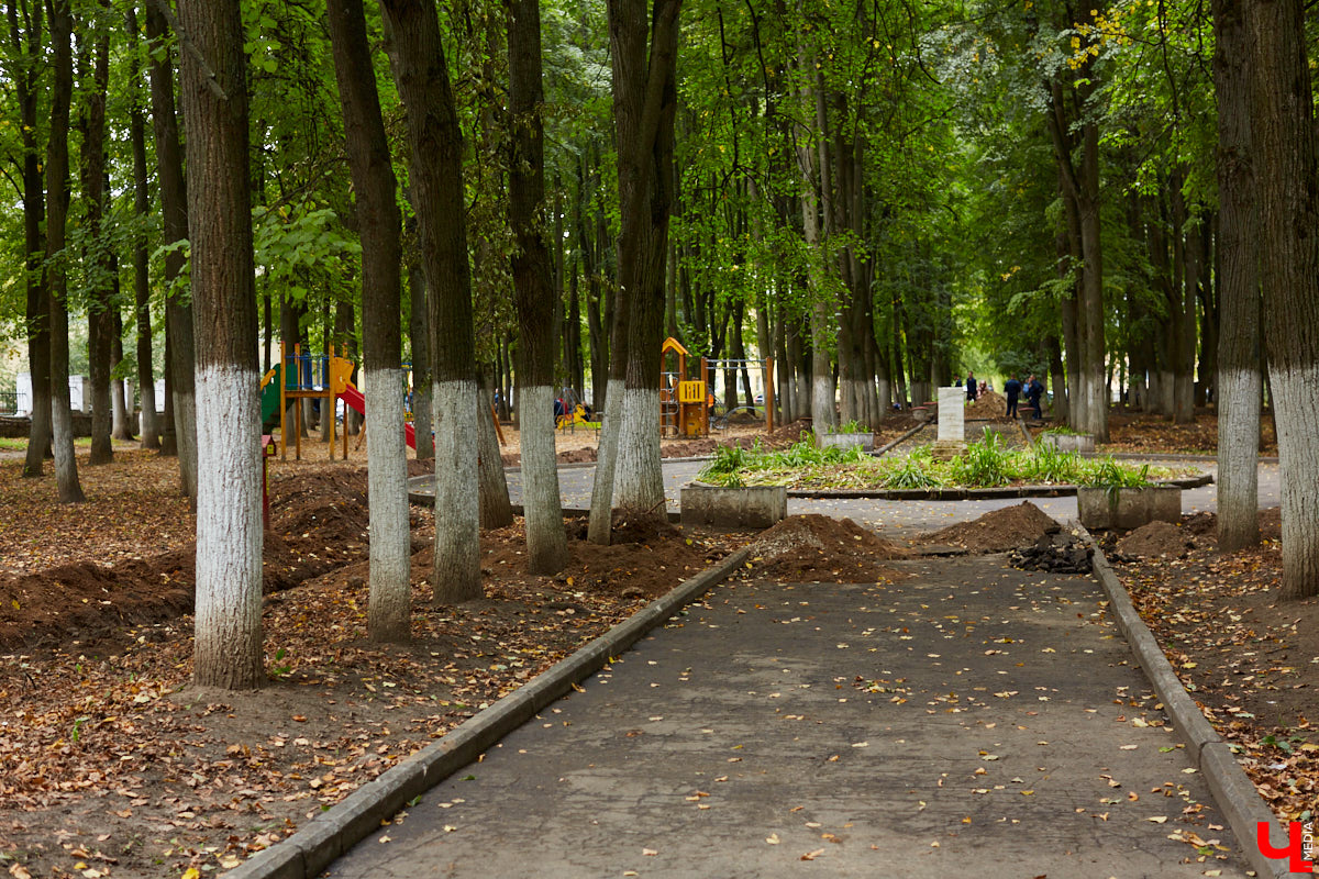 Обзор новостей об обновлениях в парках и скверах Владимира.