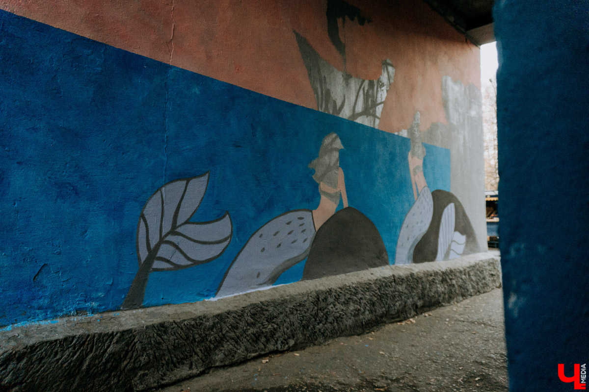 История владимирской Фабрики музыкальных инструментов, сказка возле рынка на улице Егорова и разрисованные теплостанции в новом граффити-обзоре!