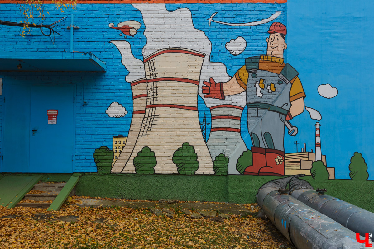 История владимирской Фабрики музыкальных инструментов, сказка возле рынка на улице Егорова и разрисованные теплостанции в новом граффити-обзоре!