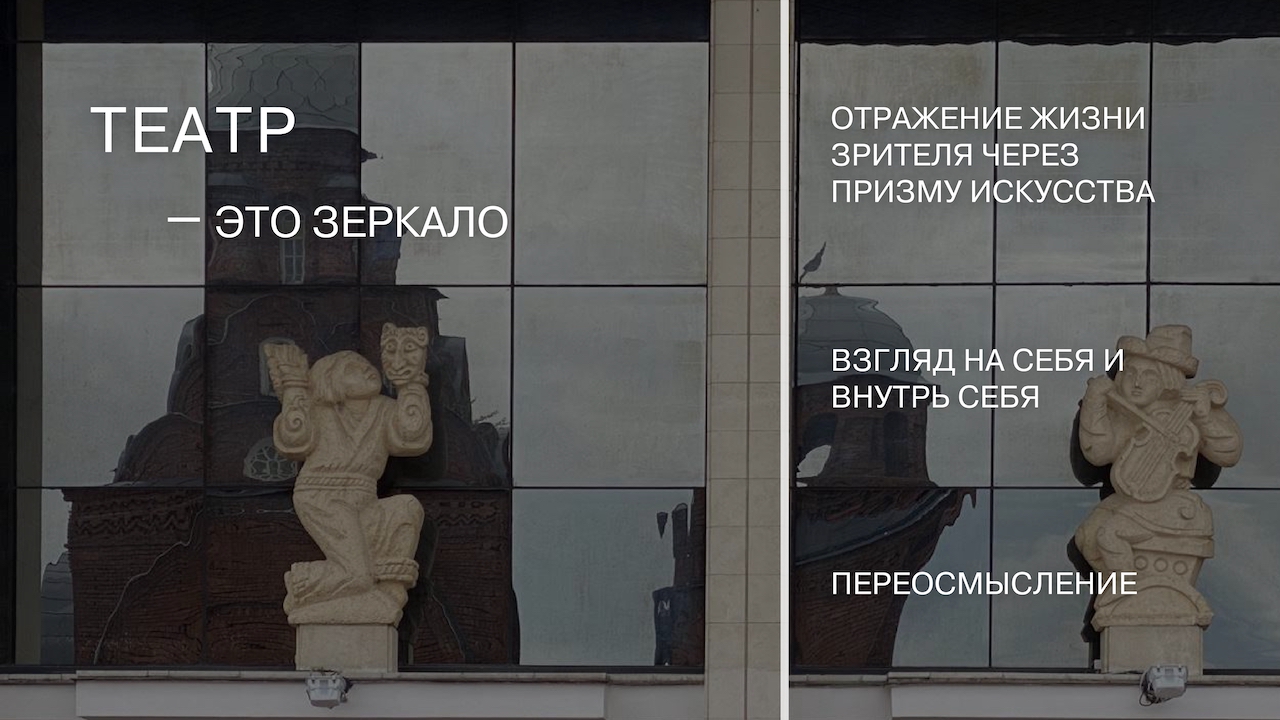 В рамках проекта «Реформа» во Владимире сначала прошел трехдневный дизайн-интенсив на тему нового публичного облика драмтеатра, а после — онлайн-голосование за одну из трех концепций. Что же предпочло большинство?