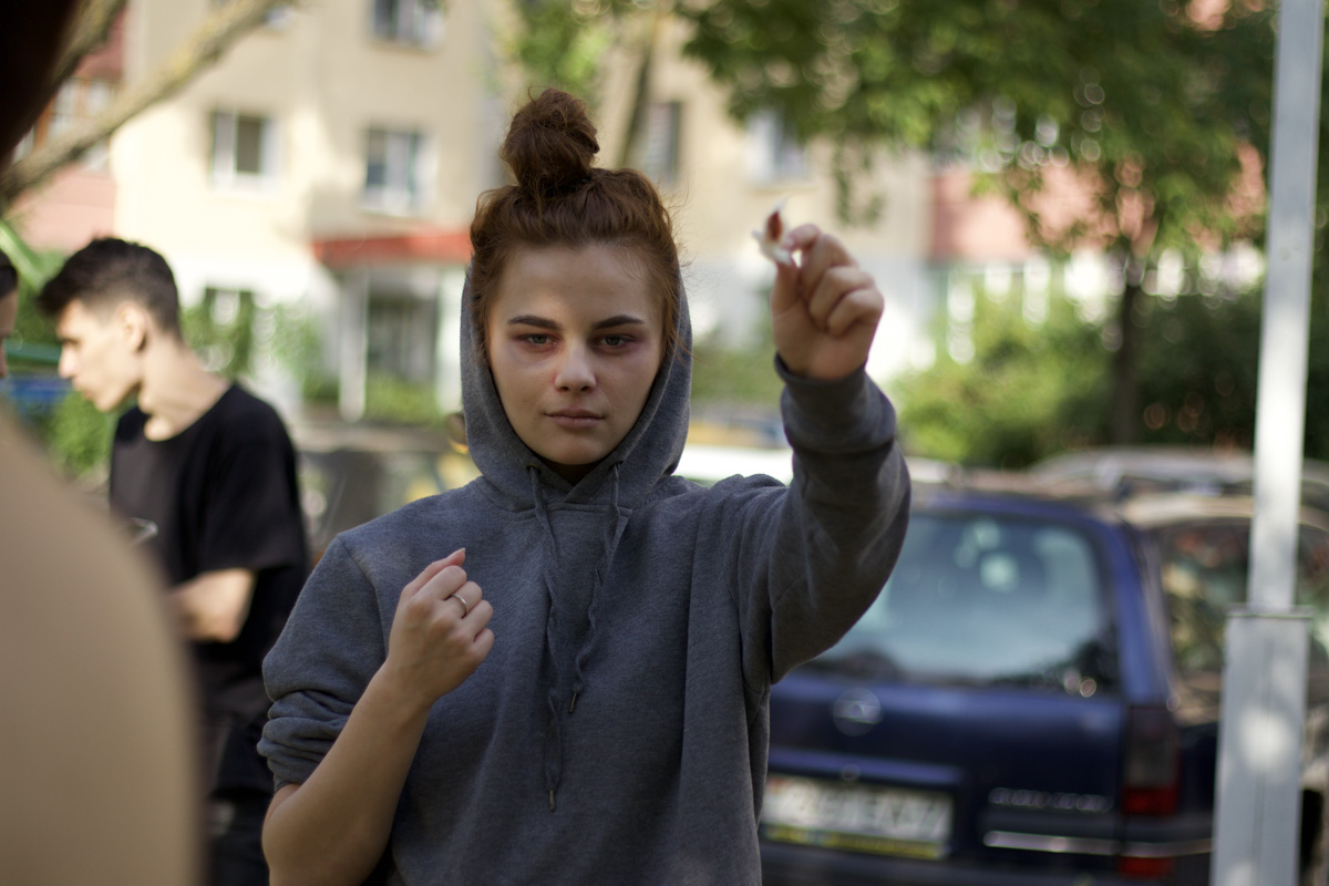 Студентка академии искусства Таисия Орлова рассказала о съемках в сериале у номинанта на «Оскар» и в комедии с ментами и зомби.