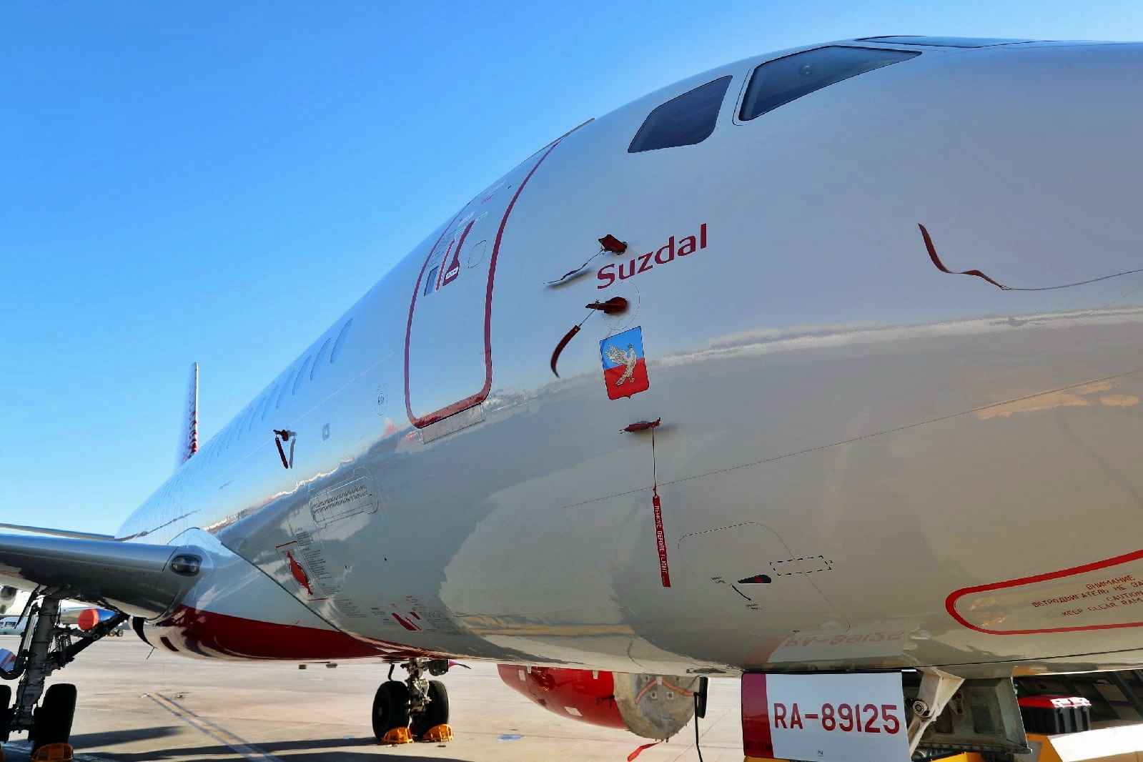 «Суздаль» отправляется в полет! Самолет авиакомпании «Россия» теперь носит гордое имя города-музея.
