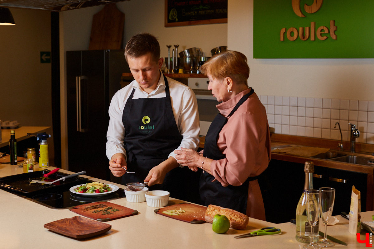 Волшебный салат в меню гармоничного новогоднего ужина для сомелье Любови Барило.