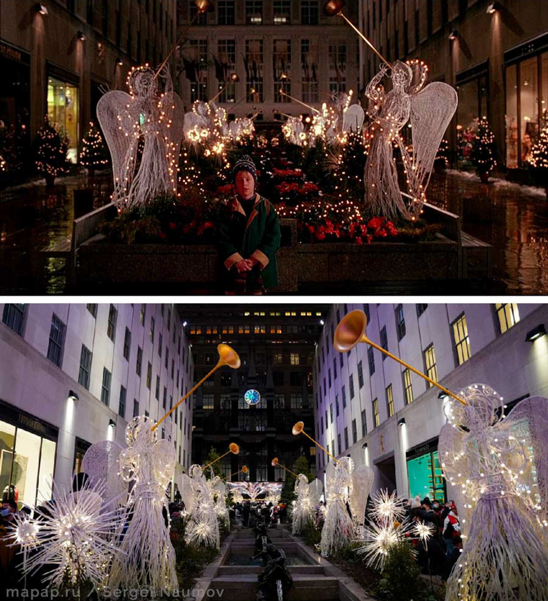 Как летит время! Фильм «Один дома-2» отмечает сейчас 30-летие с момента выхода на экран. Только вдумайтесь! А лучше пересмотрите эту замечательную комедию вместе с автором интерактивных карт Александром Прониным. Он создал очень интересный проект: собрал кадры из фильма и снабдил их свежими фото мест, где сцены снимались.