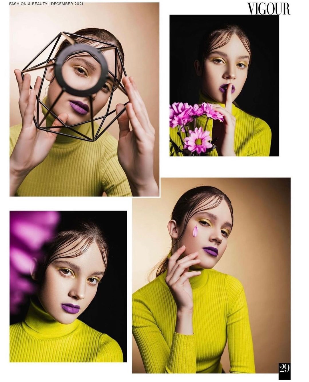 Фотограф Дарья Липатова и модель Мария Леонова поделились позитивной новостью: их творческий проект опубликовал канадский глянцевый журнал VIGOUR Magazine.