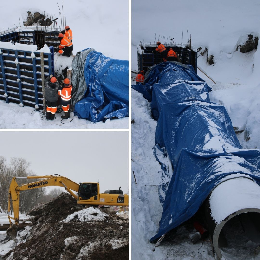 В черте областного центра возводят сразу два моста: через Рпень и Клязьму. И если к срокам окончания работ по первому объекту вопросы есть, то на платной автомагистрали работы ведут по графику.