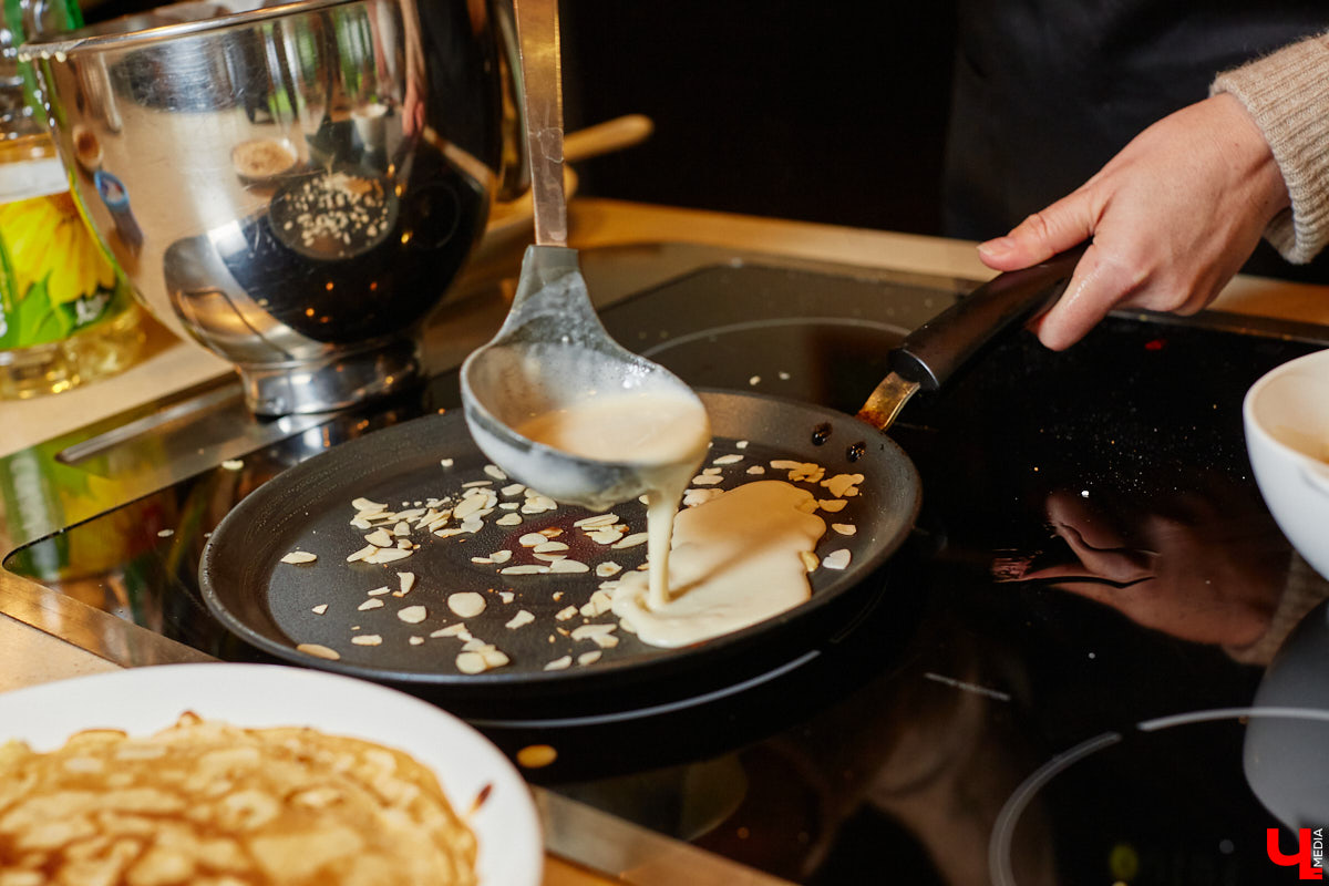 Ни одного, ни разу в жизни! Ольга Проноза – владимирский блогер, который входит в топ-10 самых популярных, в своем деле настоящий умелец, а вот кое в чем другом до недавних пор была чуточку профаном. Блины она в своей жизни ни разу не готовила, но наш кулинарный сенсей пришел ей на помощь. Вам, кстати, учения его тоже пригодятся, ведь рецепты мастера – нестандартные.