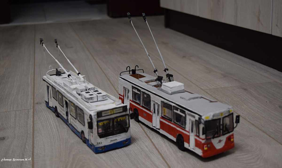 Михаил Кузнецов делает мини-копии владимирских троллейбусов. Молодой человек собирает модели в масштабе 1:43. В его коллекции уже три рогатых транспорта. И это только начало. В перспективе Михаил хочет создать модели всех имеющихся маршрутов. А когда получит права, мечтает стать водителем троллейбуса.
