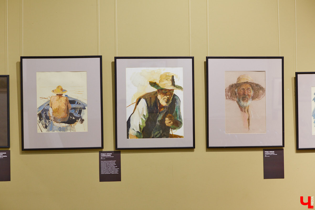 Смотрели мультфильм «Старик и море»? Если нет, настоятельно рекомендуем потратить 20 минут на получение эстетического удовольствия. Это одна из самых ярких работ мультипликатора Александра Петрова. За нее он получил «Оскар». А теперь владимирцы могут увидеть его работы — открылась выставка в Центре ИЗО. Более того, у горожан был шанс лично пообщаться с автором.