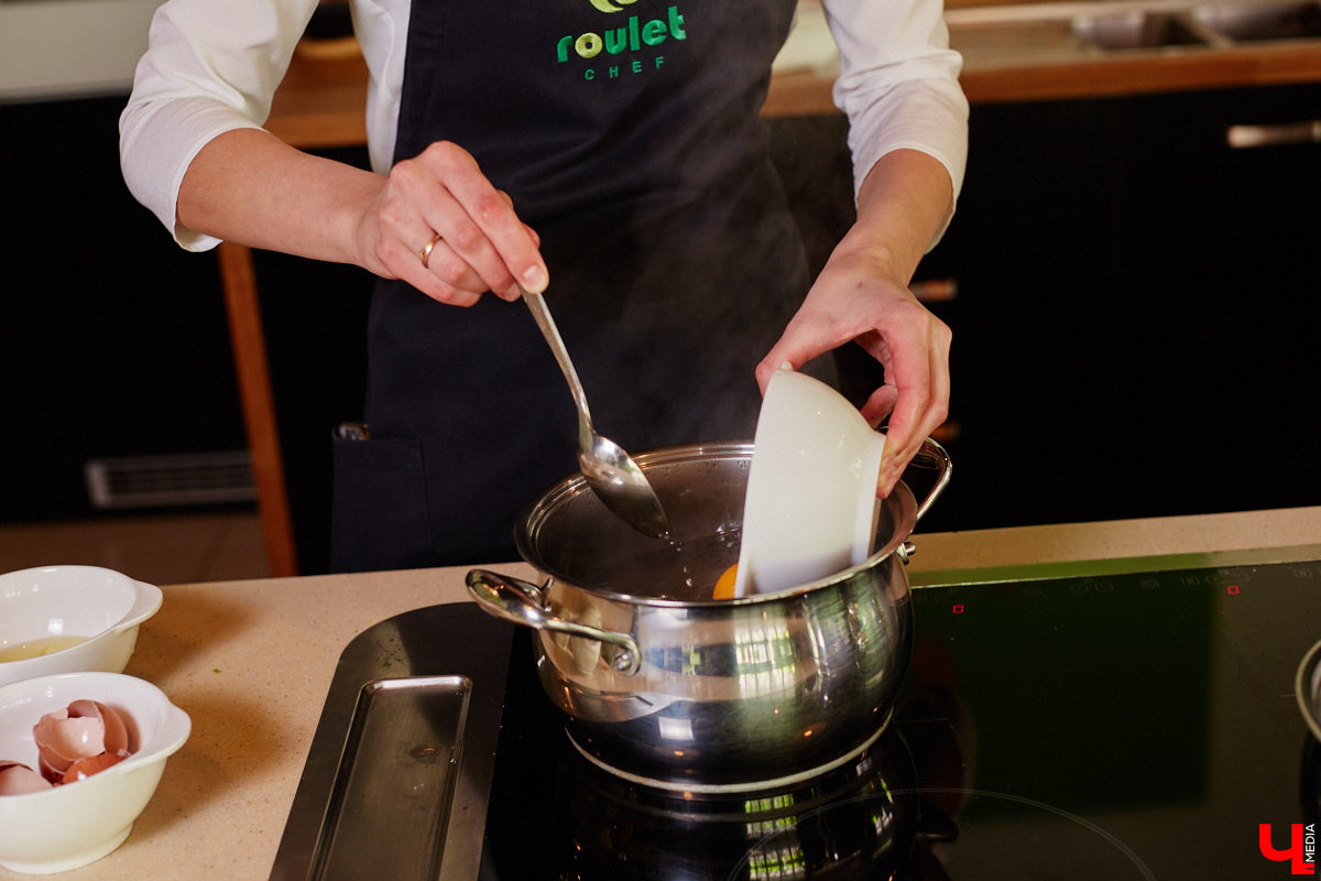 годня в меню «Кулинарного ответа» яйцо по-французски, голландский соус, северная рыба — карта мира на тарелке для организатора гастротуров.