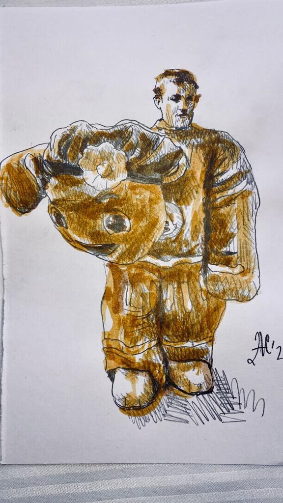 В мае американский художник с русской душой Евгений Кравцов презентовал свои работы на масштабных ярмарках искусств: в петербургском «Севкабеле» (откуда спустя пару дней был вежливо «изгнан») и московском «Винзаводе» (где вручил одну из своих работ телеведущему Андрею Малахову). Подробнее о (не)удачах, а также реализации новых серий расскажет сам творец.