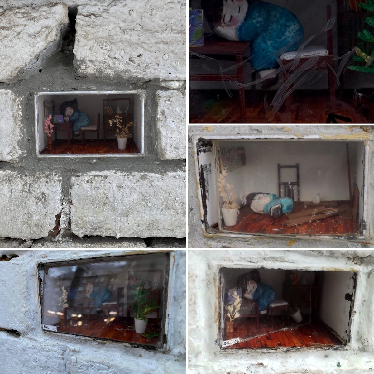 Уличные художники Владимира спрятали в кирпичной кладке новые инсталляции. Работы не просто заполняют пустоты в стене, но и погружают в удивительный мир. Пасхалки уже назвали «секретиками». А их поиски превратились в настоящий квест.