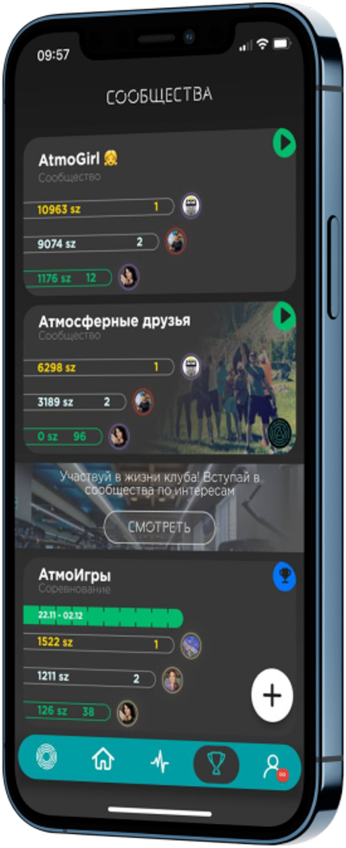 Сентябрь открывает сезон активных тренировок, делятся наблюдениями сотрудники «Атмосферы», и для того, чтобы этот процесс был максимально комфортным, владимирский фитнес-клуб запускает целую серию нововведений. Социальная сеть для спортсменов, виртуальные тренировки, уникальный график работы, расширение проекта внутри и снаружи — об этих и других изменениях Atmosphere Fitness рассказывает его основатель Андрей Серан.