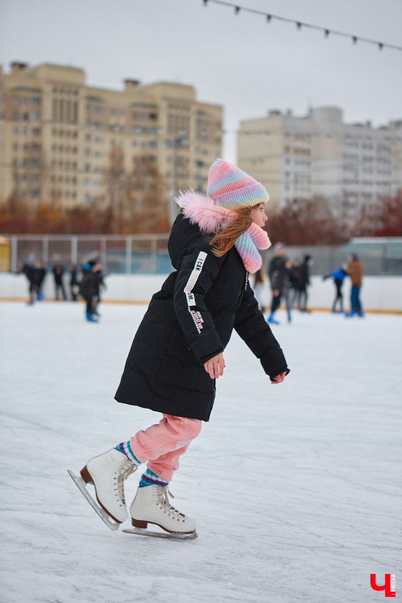 За окном еще ноябрь, но время для зимних забав настало. По традиции самым первым во Владимире открылся каток на свежем воздухе «Пингвин». Рассказываем, сколько стоит выйти на лед, и показываем фотоотчет с лицами тех, кто уже успел это сделать.