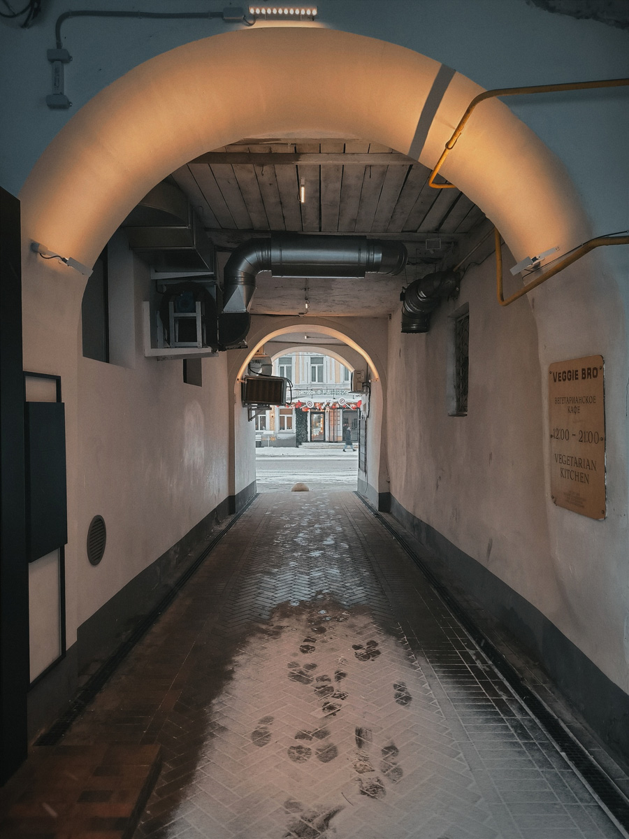 Не всегда исторические здания доживают до наших дней в лучших своих состояниях: их покрывают вентфасадами, они обрушиваются, теряют цвет, но не очарование. Фотограф Владимир Чукарёв посещает древнюю столицу по выходным и без атмосферных снимков домой не возвращается. Серия фото центральных подворотен тому пример. Изучаем эстетически привлекательные трещины любимой части города, запечатлённые вязниковским пейзажистом.