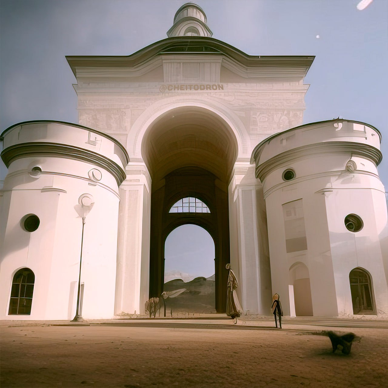 Четыре нейропятницы Telegram-канала «Чей-то дрон» позади. Золотые ворота пронеслись сквозь несколько измерений, город сильно изменился. Технологии не пощадили даже котов! Наслаждаемся эффектным визуалом и узнаём у авторов Telegram-канала, как создаются нерукотворные картины.